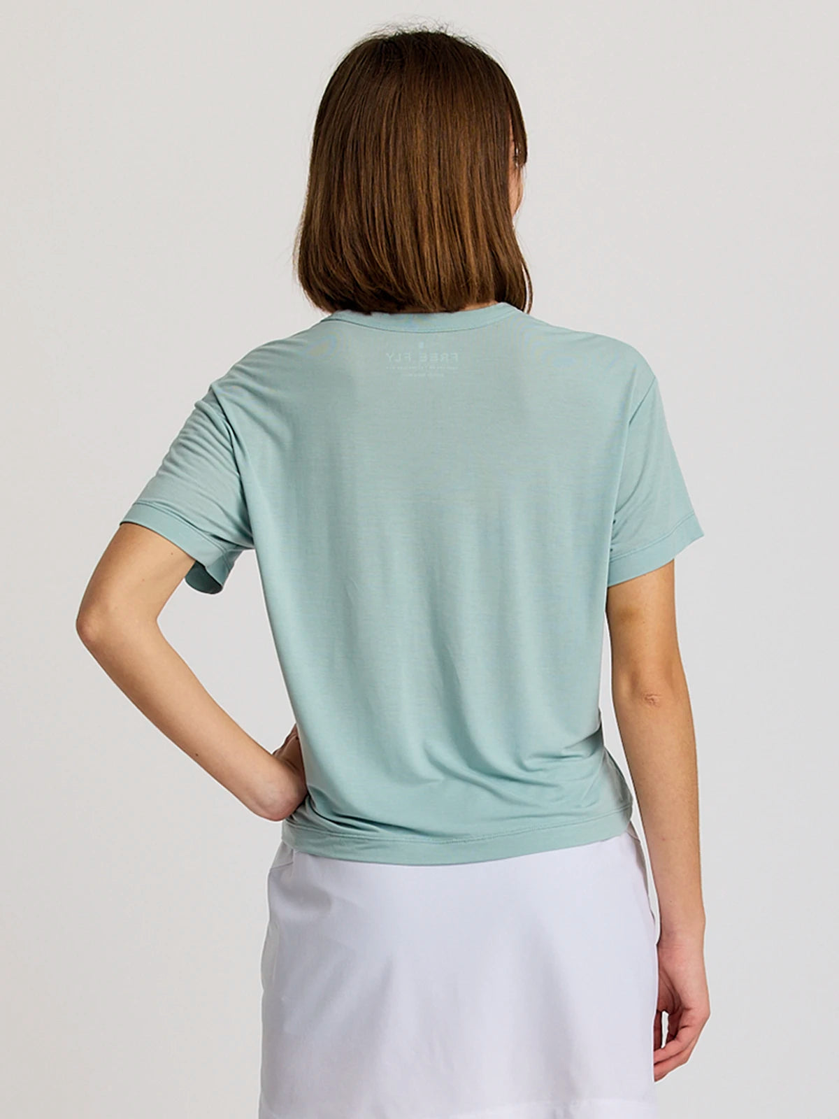 Women's Bamboo Current Tee - Ocean Mist