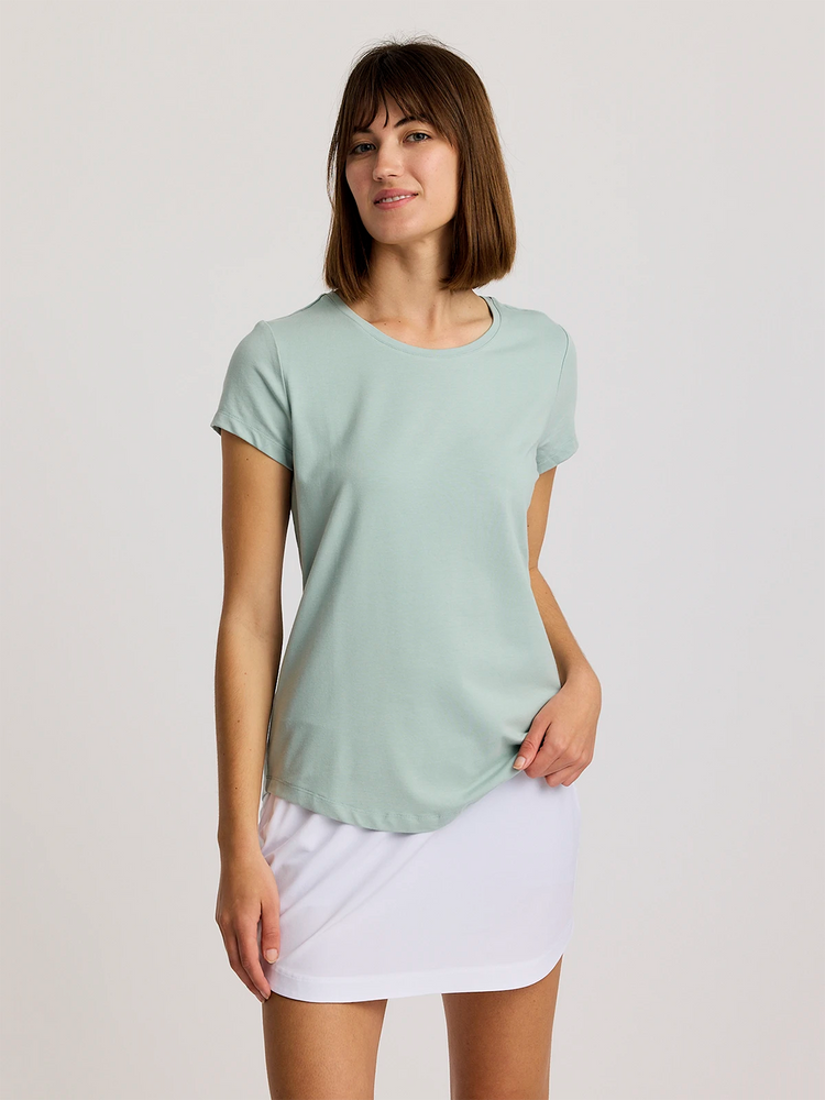 Women's Bamboo Current Tee - Ocean Mist