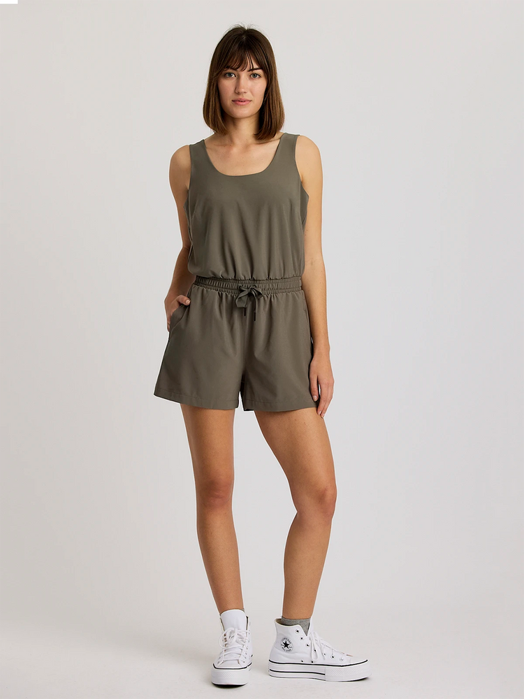 Women's Breeze Romper - Smokey Olive