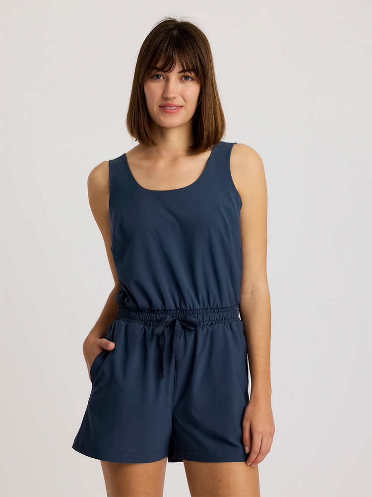 Women's Breeze Romper - Storm Cloud