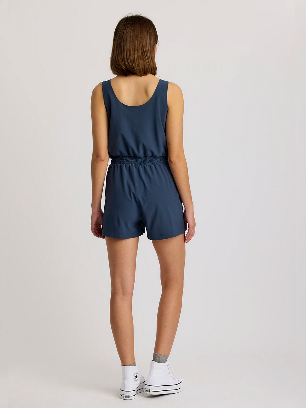 Women's Breeze Romper - Storm Cloud