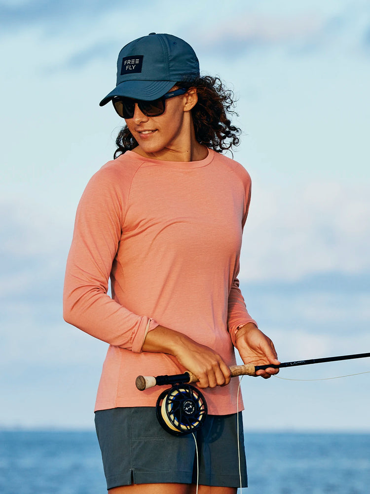 Women's Bamboo Lightweight Long Sleeve II - Clear Sky