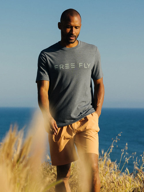 Men's Breeze Short – 6" - Blue Fog