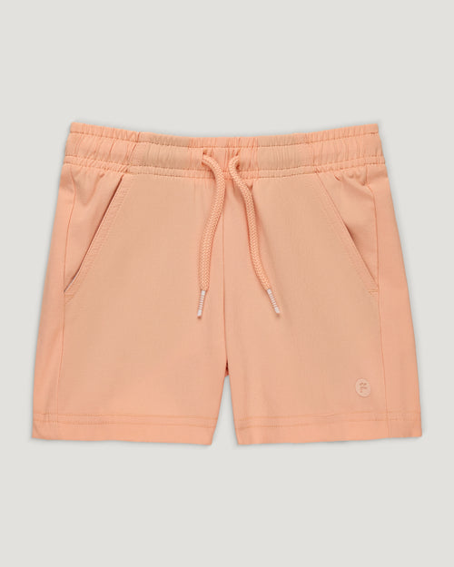 Toddler Breeze Short - Coral Peach