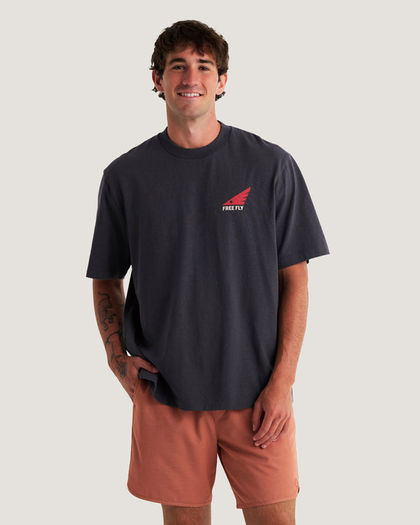 Freedom Fins Relaxed Tee - Anthracite