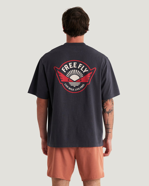 Freedom Fins Relaxed Tee - Anthracite