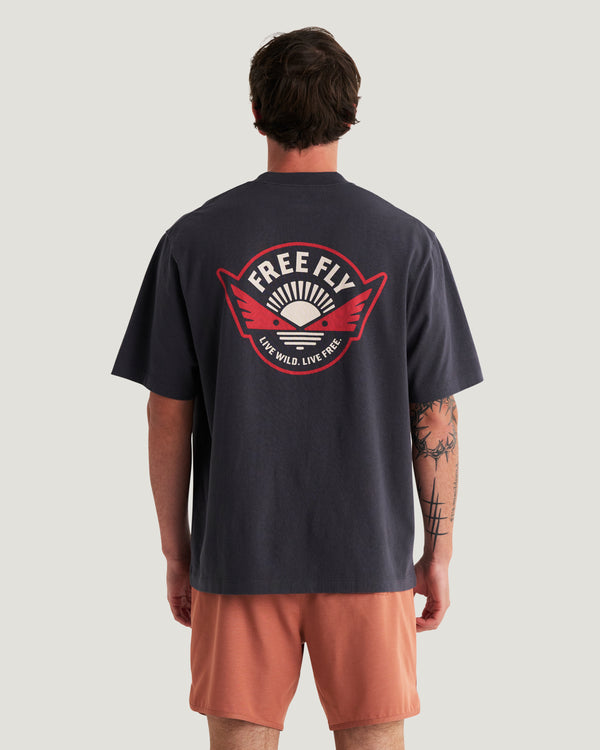 Freedom Fins Relaxed Tee - Anthracite