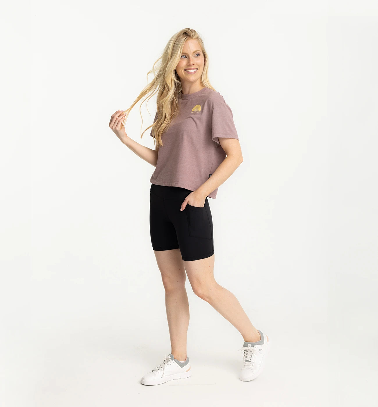Women's All Day Pocket Legging - Black – Free Fly Apparel