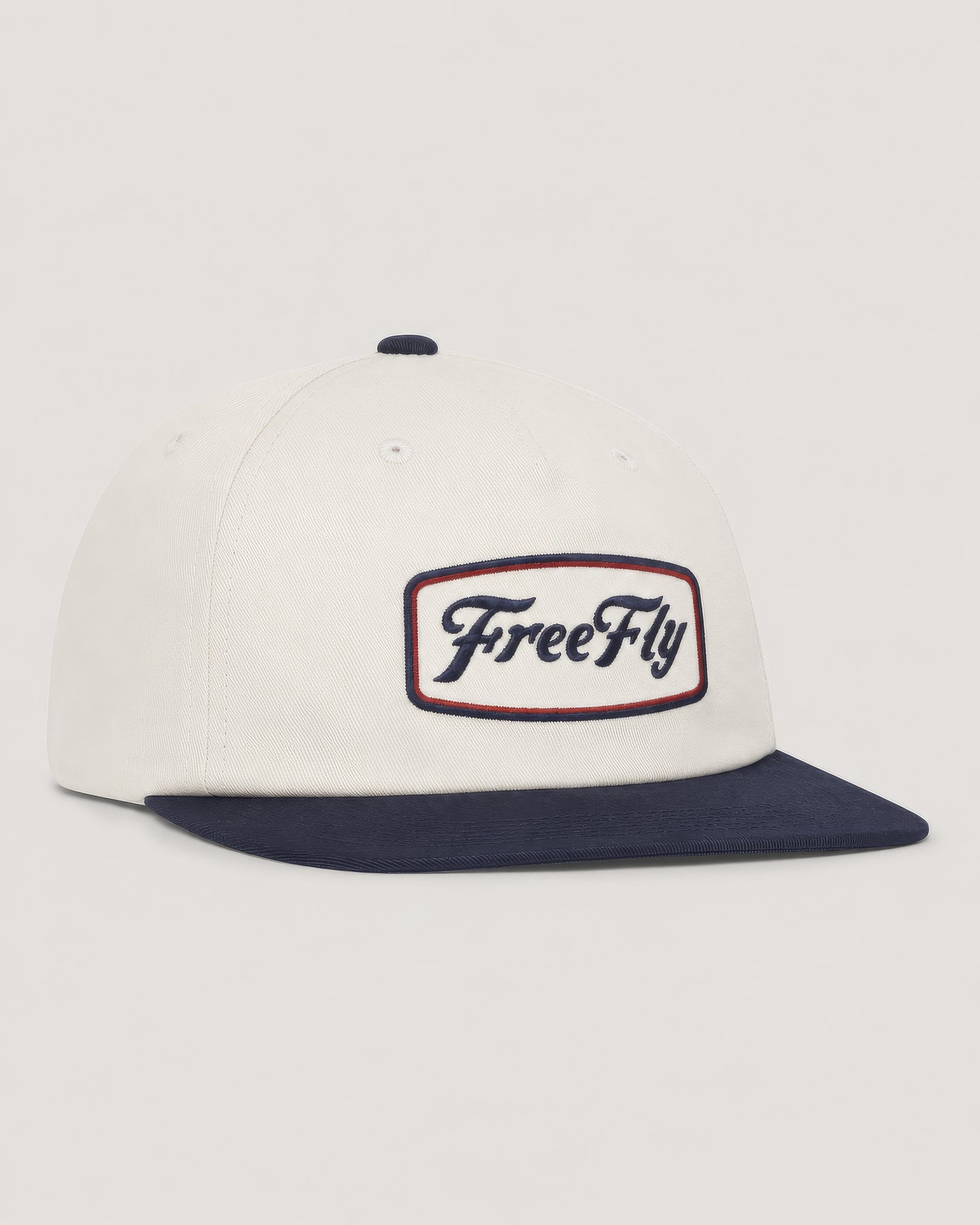 Americana Script Snapback Hat - Bone