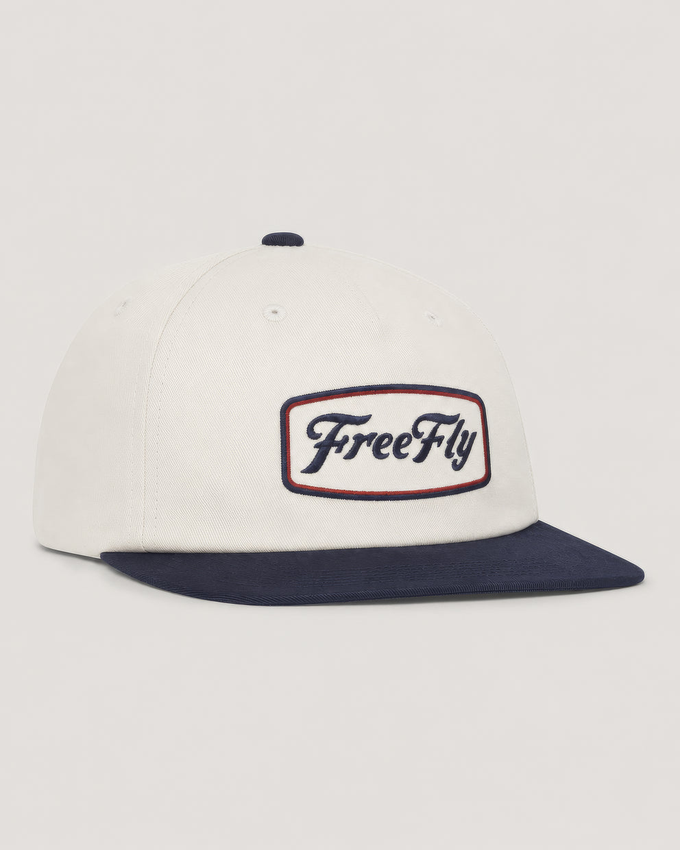 Americana Script Snapback Hat - Bone
