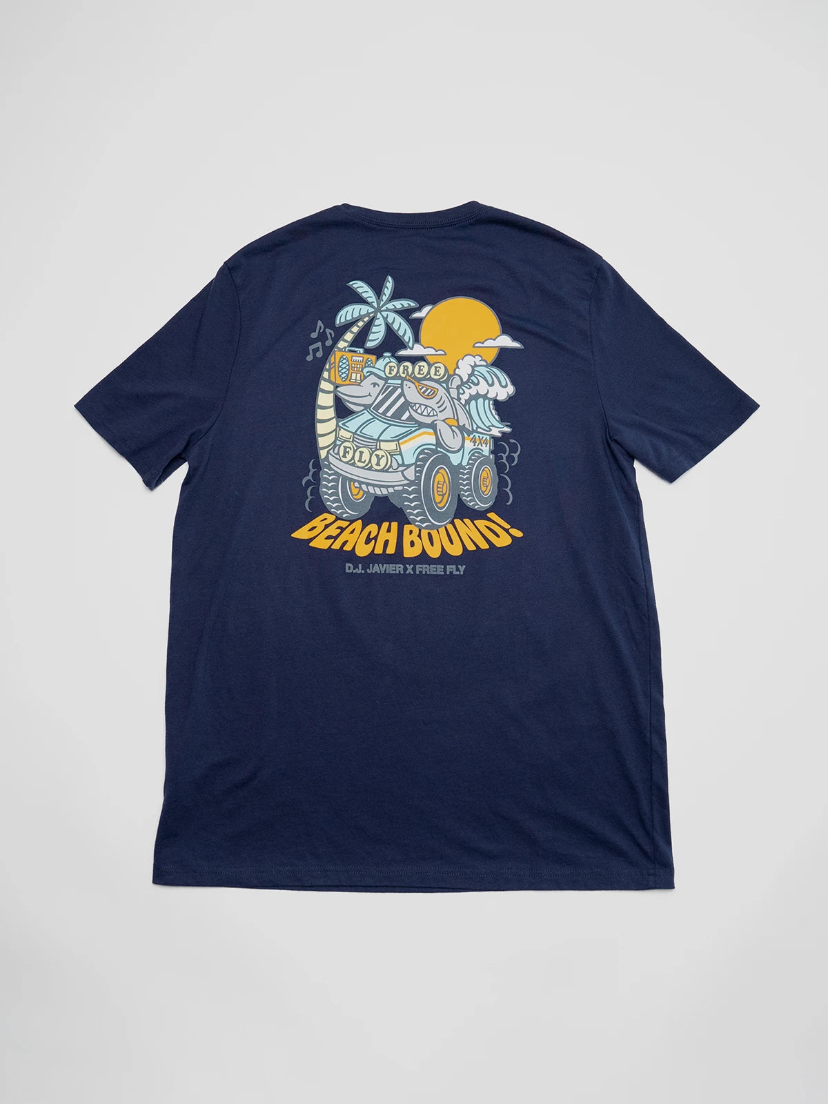 Beach Bound Tee - Heather Navy