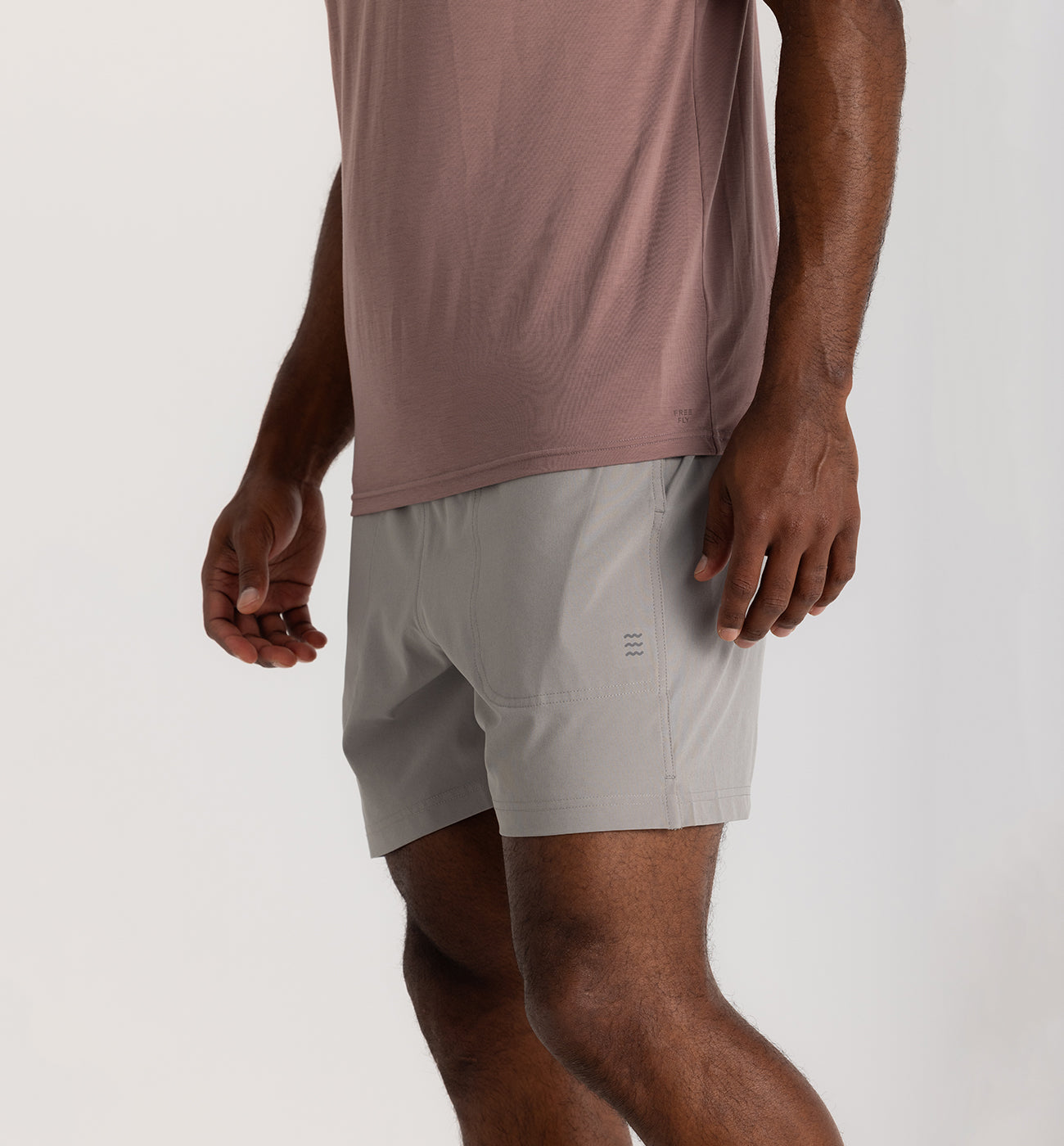 Ultra minimal bamboo liner shorts with protective shell