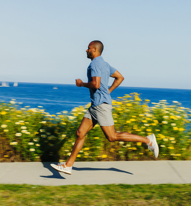 Men's Bamboo-Lined Active Breeze Short – 5.5" - Blue Dusk II