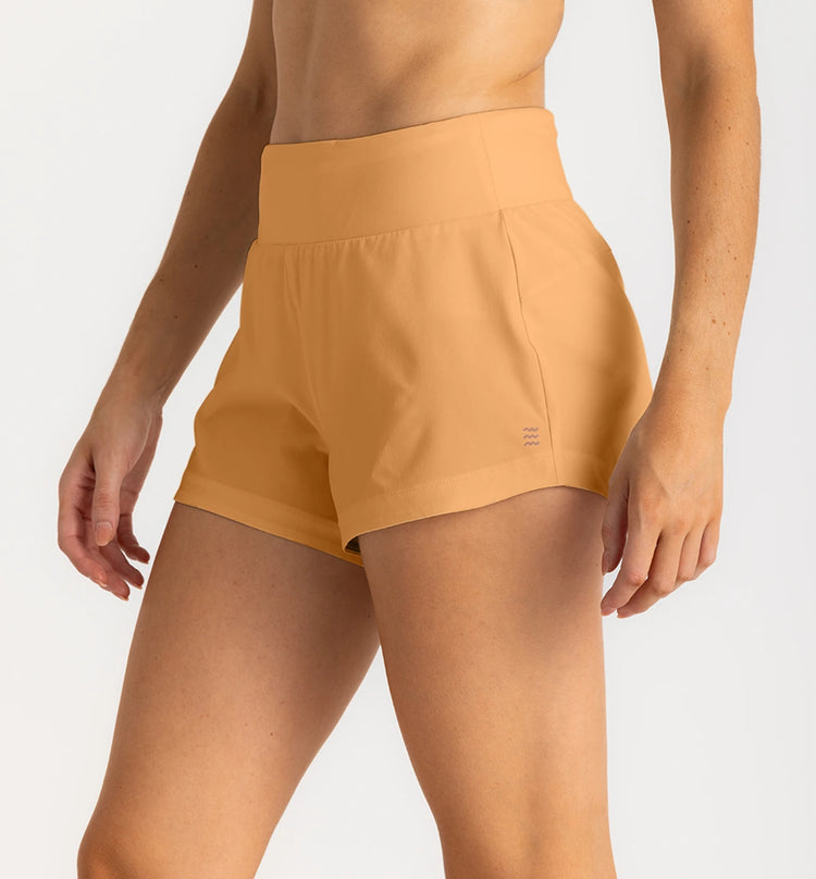 Women's Bamboo-Lined Active Breeze Short – 3" - Sand Dune