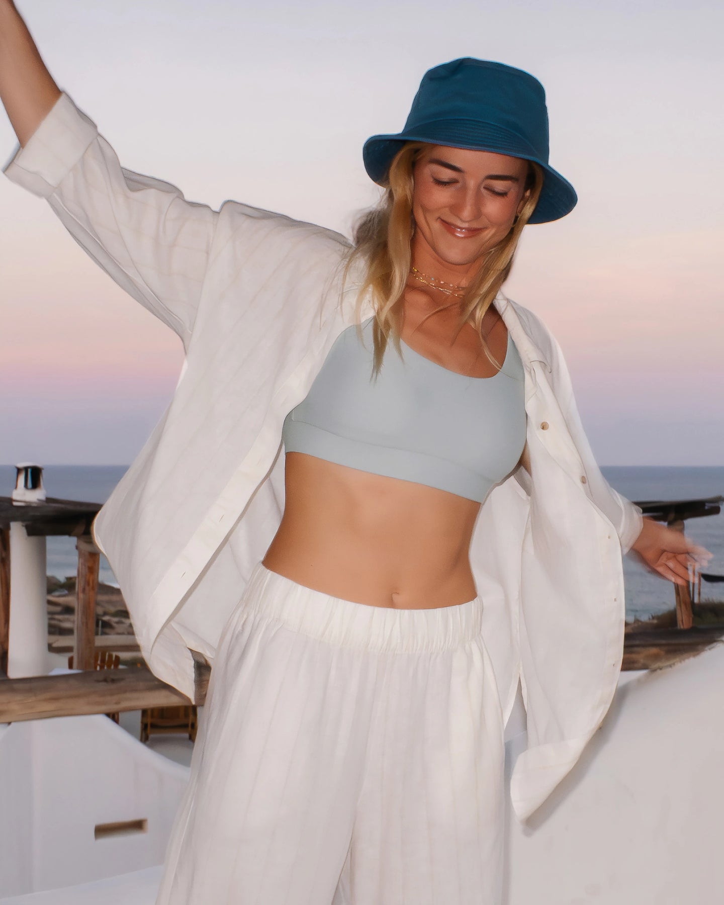 Bucket Hat - Pacific Blue