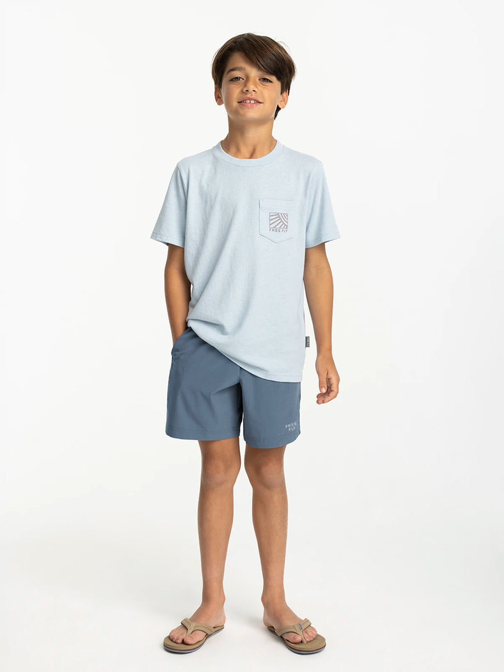 Boys' Breeze Short - Pacific Blue second image