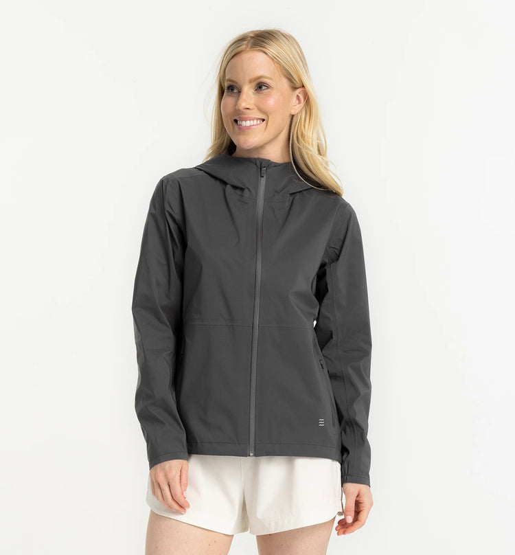 Women's Cloudshield Rain Jacket - Black Sand