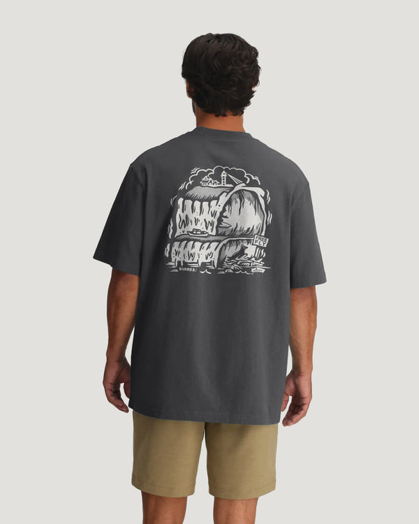 Cold Snap Relaxed Graphic Tee - Anthracite