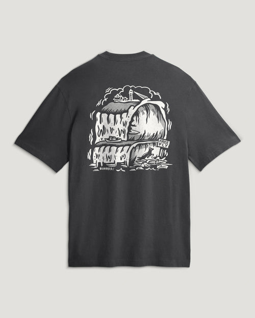 Cold Snap Relaxed Graphic Tee - Anthracite