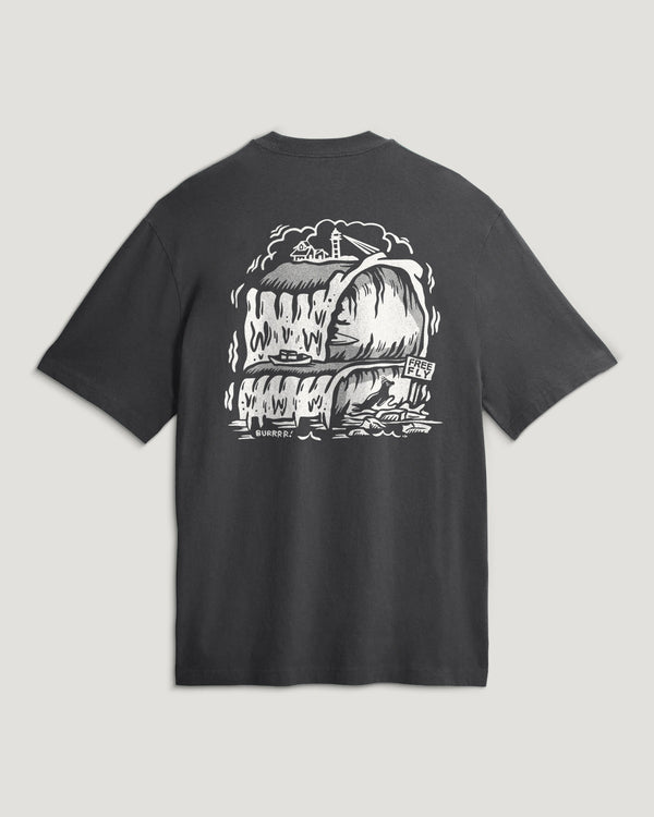 Cold Snap Relaxed Graphic Tee - Anthracite