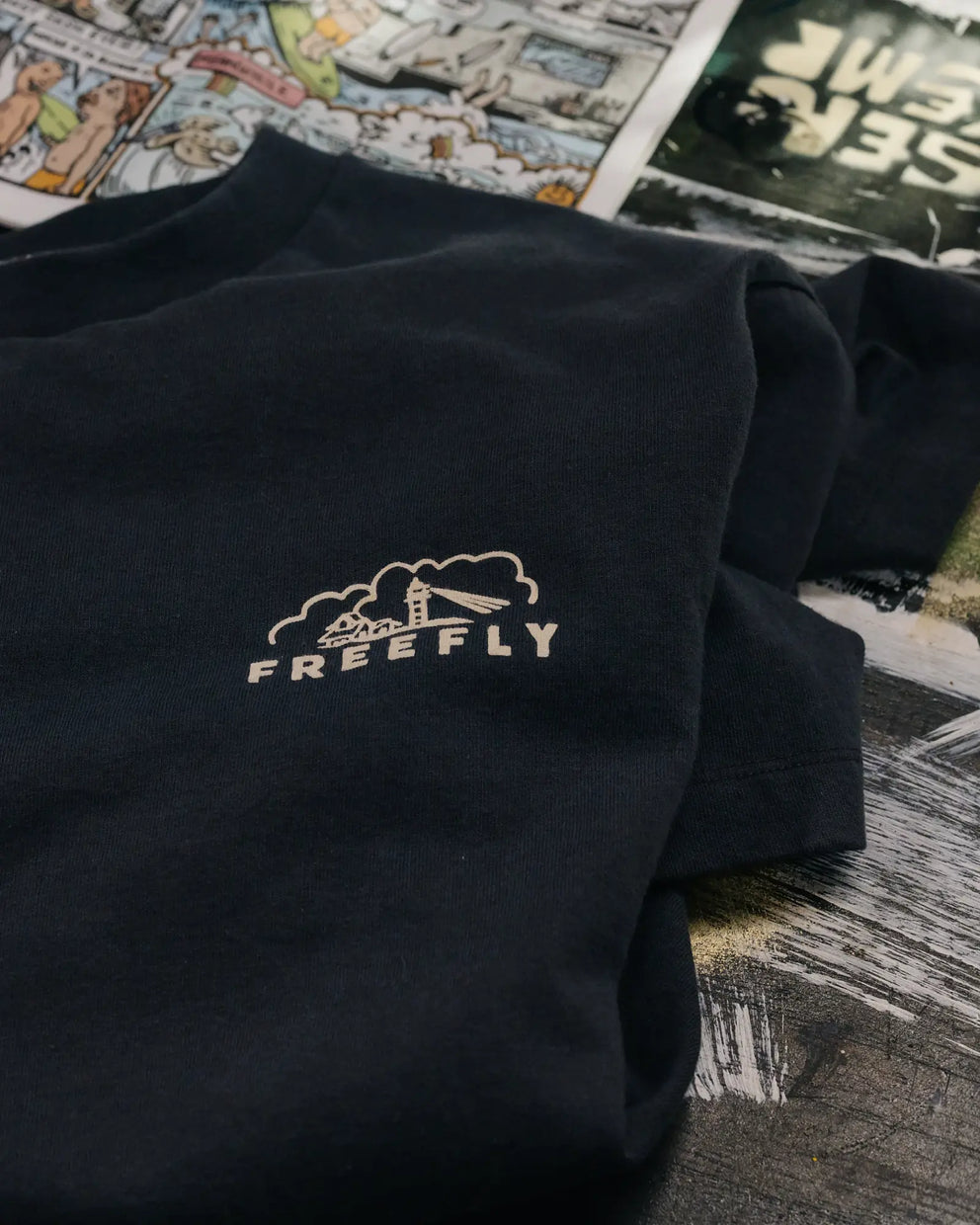 Cold Snap Relaxed Graphic Tee - Anthracite