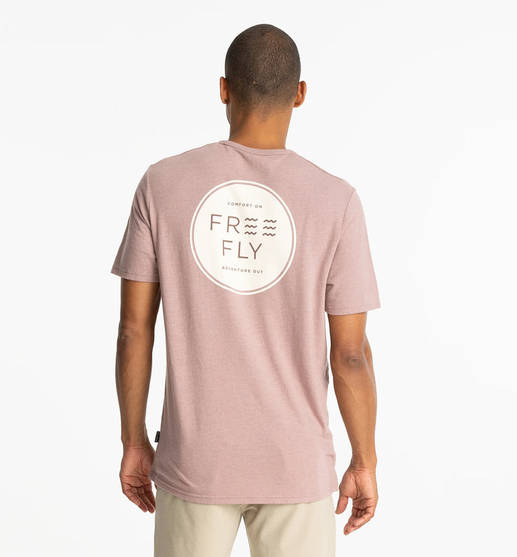 Comfort On Pocket Tee - Heather Fig