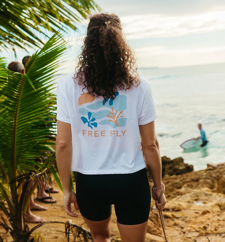 Women's Coral Tee - White