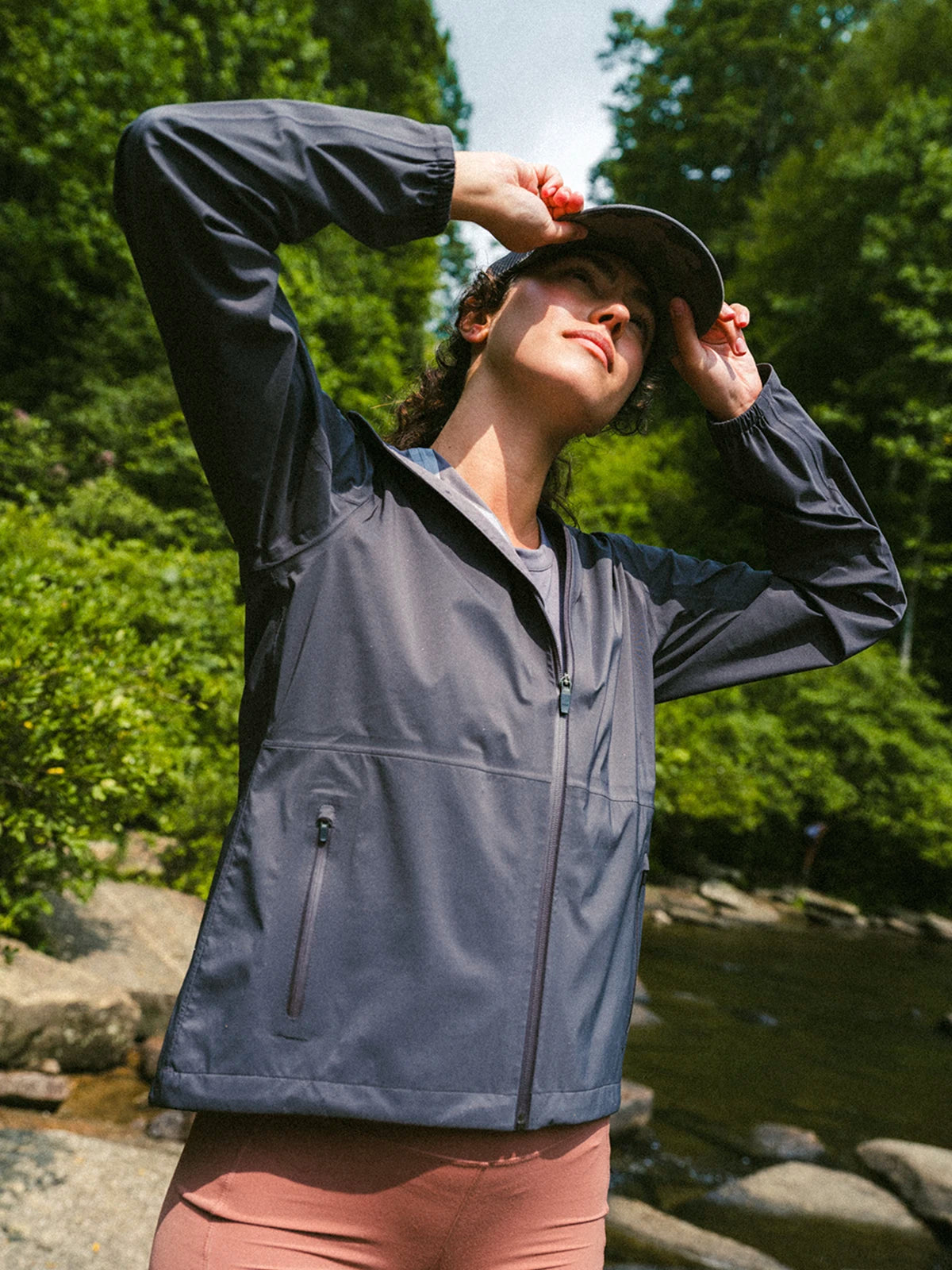 Women's Cloudshield Rain Jacket - Light Sangria