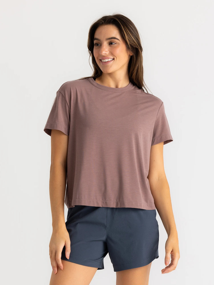 Women's Elevate Lightweight Tee - Fig