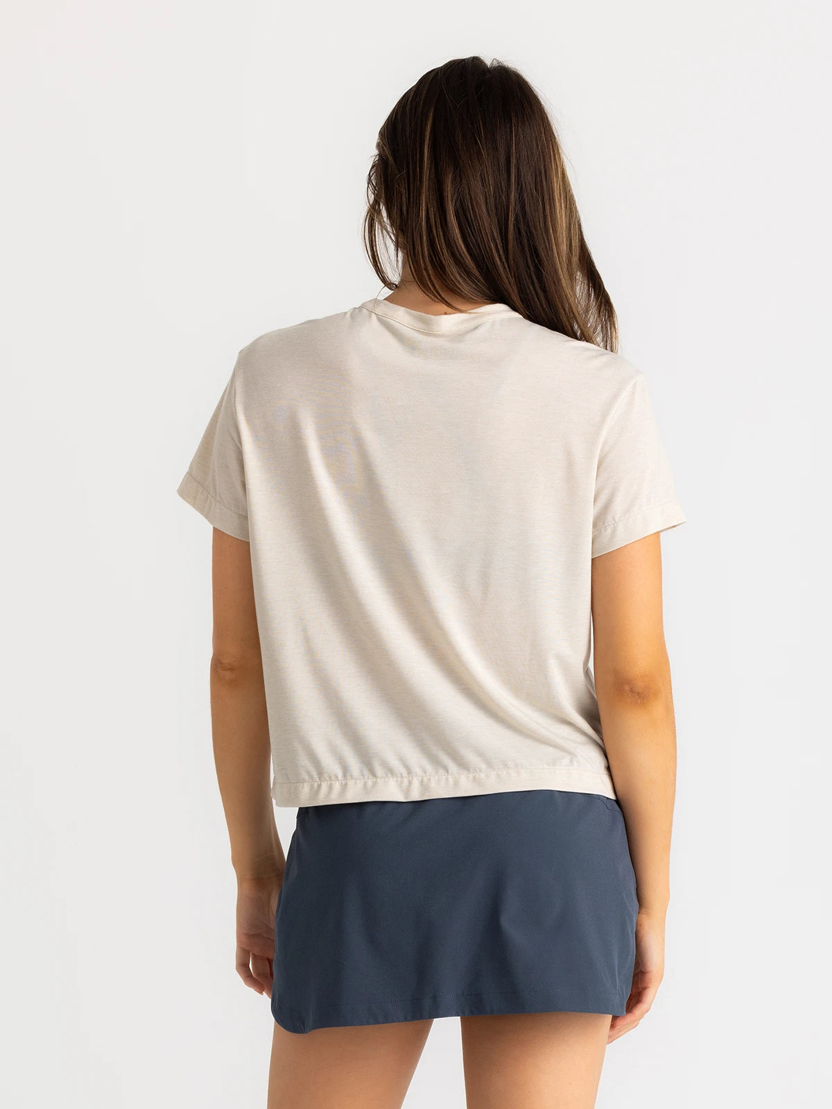 Women's Elevate Lightweight Tee - Heather Birch