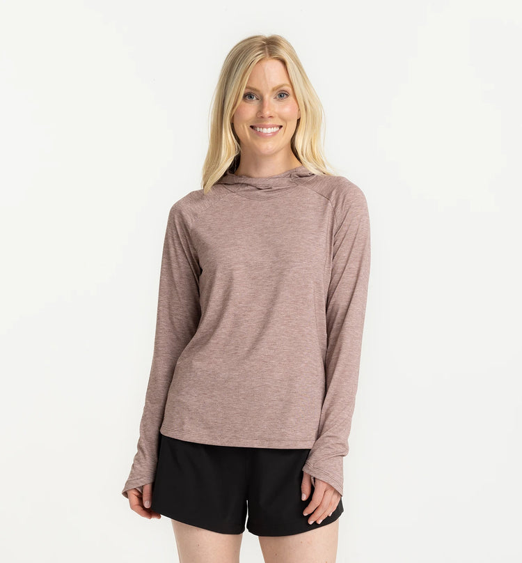 Women's Elevate Hoodie - Heather Fig