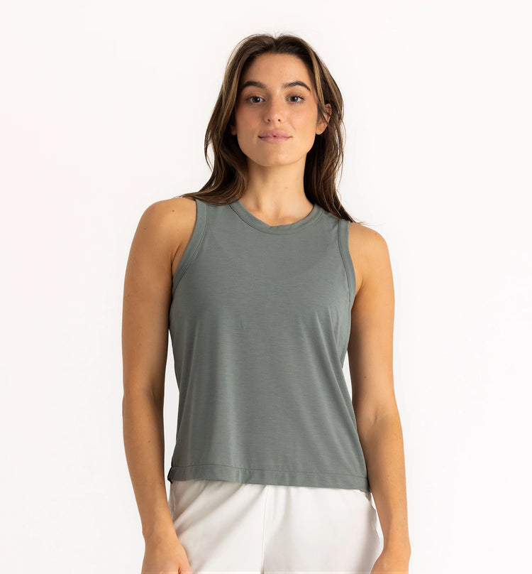 Women's Elevate Lightweight Tank - Agave Green