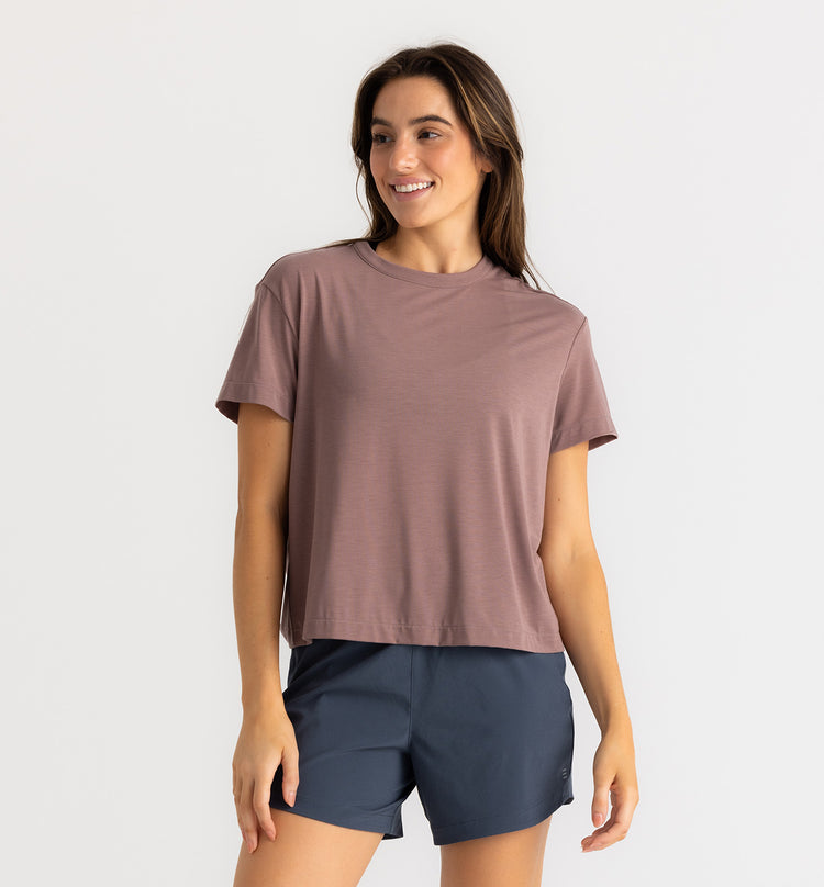 Women's Elevate Lightweight Tee - Fig