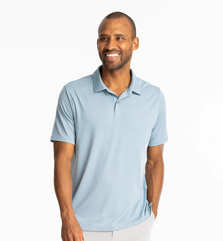 Men's Elevate Polo - Blue Fog