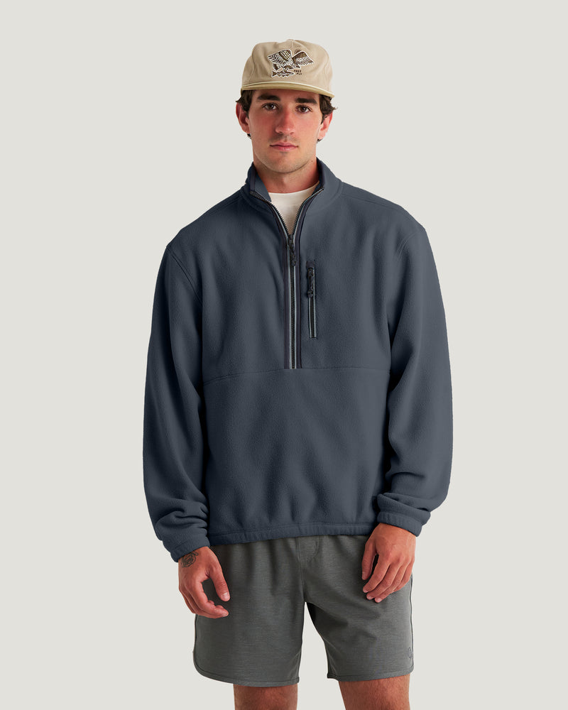 Men's Ashridge Fleece Half Zip - Storm Cloud