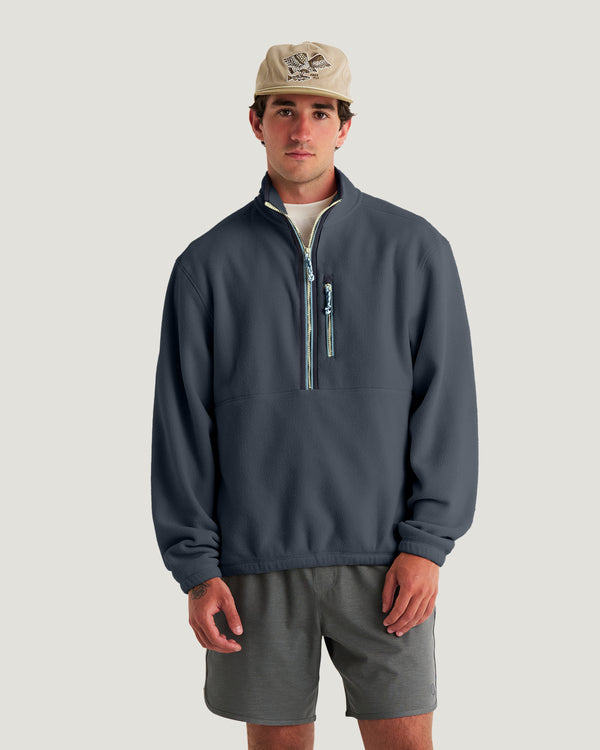 Men's Ashridge Fleece Half Zip - Storm Cloud