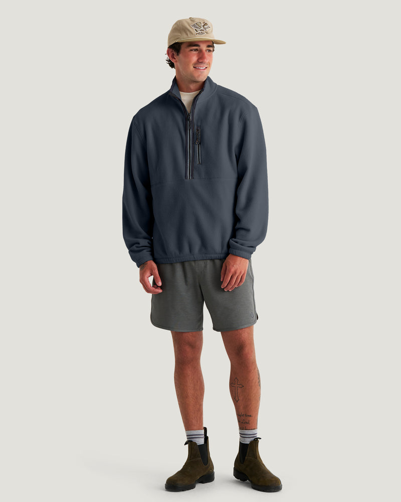 Men's Ashridge Fleece Half Zip - Storm Cloud