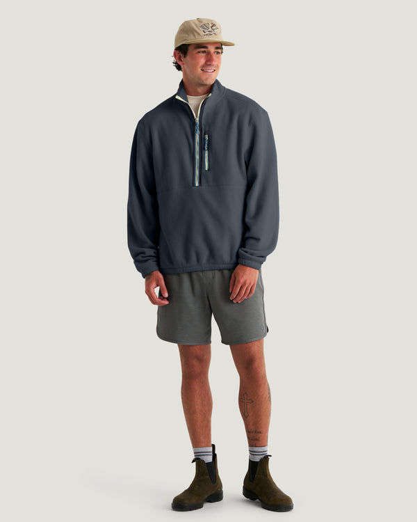 Men's Ashridge Fleece Half Zip - Storm Cloud