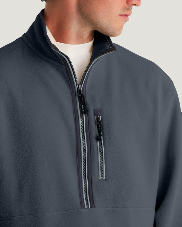 Men's Ashridge Fleece Half Zip - Storm Cloud