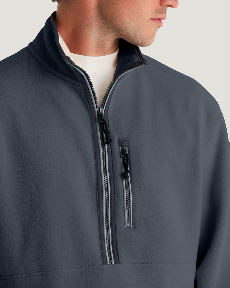 Men's Ashridge Fleece Half Zip - Storm Cloud
