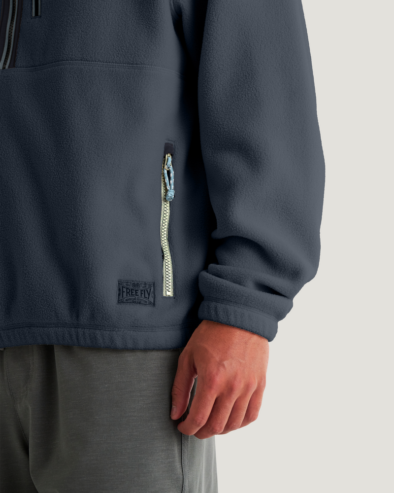 Men's Ashridge Fleece Half Zip - Storm Cloud