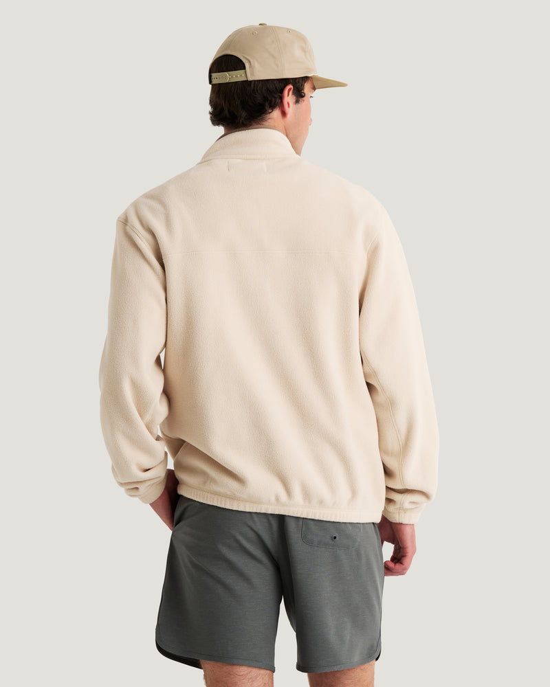 Men's Ashridge Fleece Half Zip - French Oak