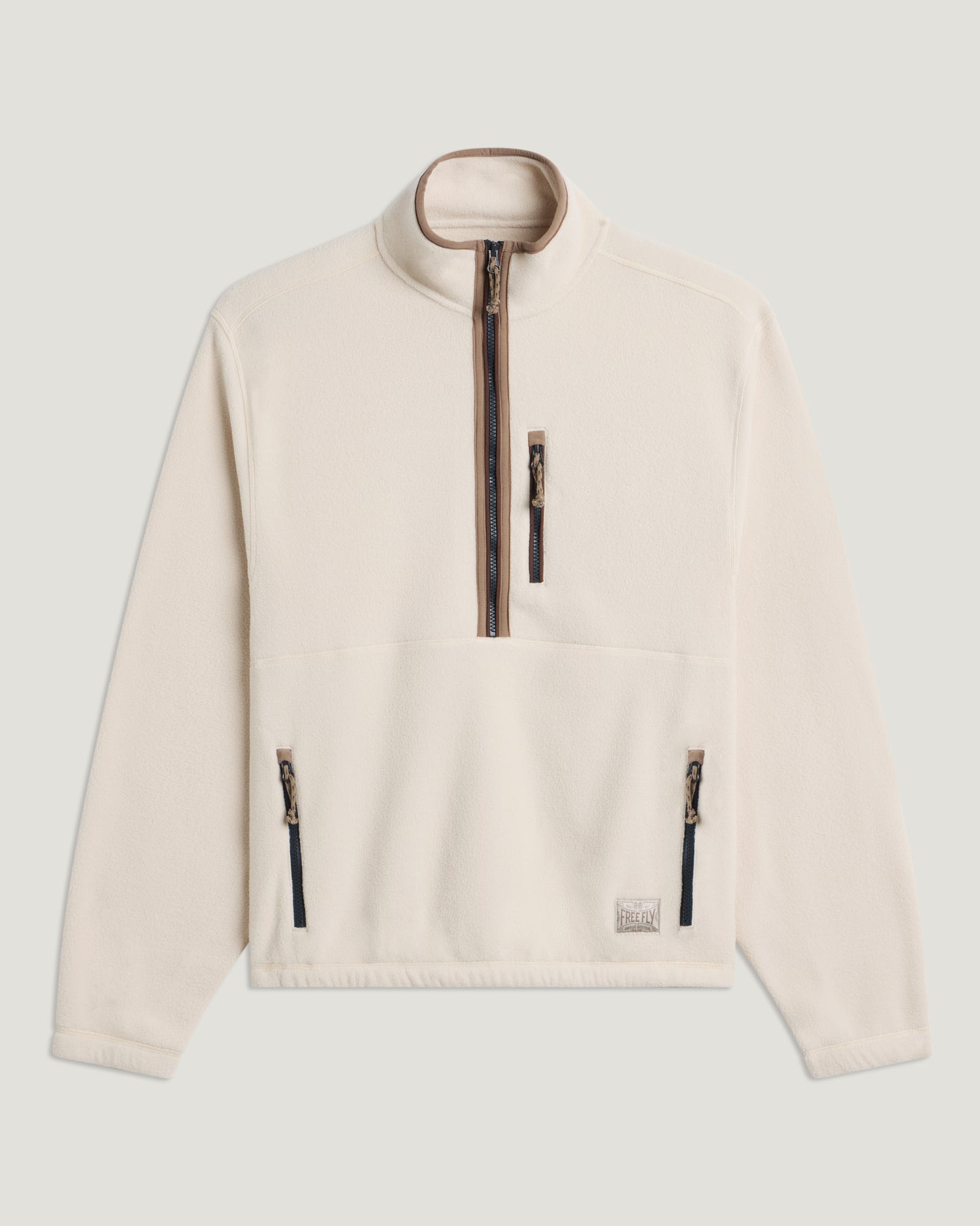 Men's Ashridge Fleece Half Zip - French Oak