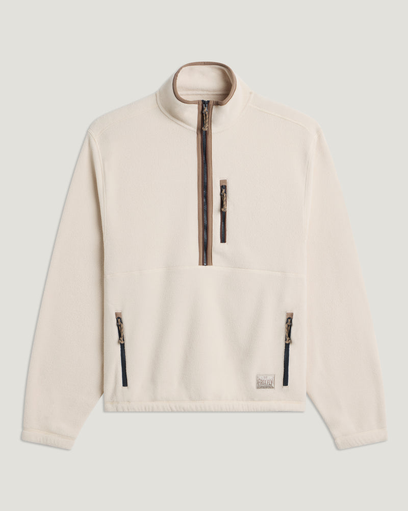 Men's Ashridge Fleece Half Zip - French Oak