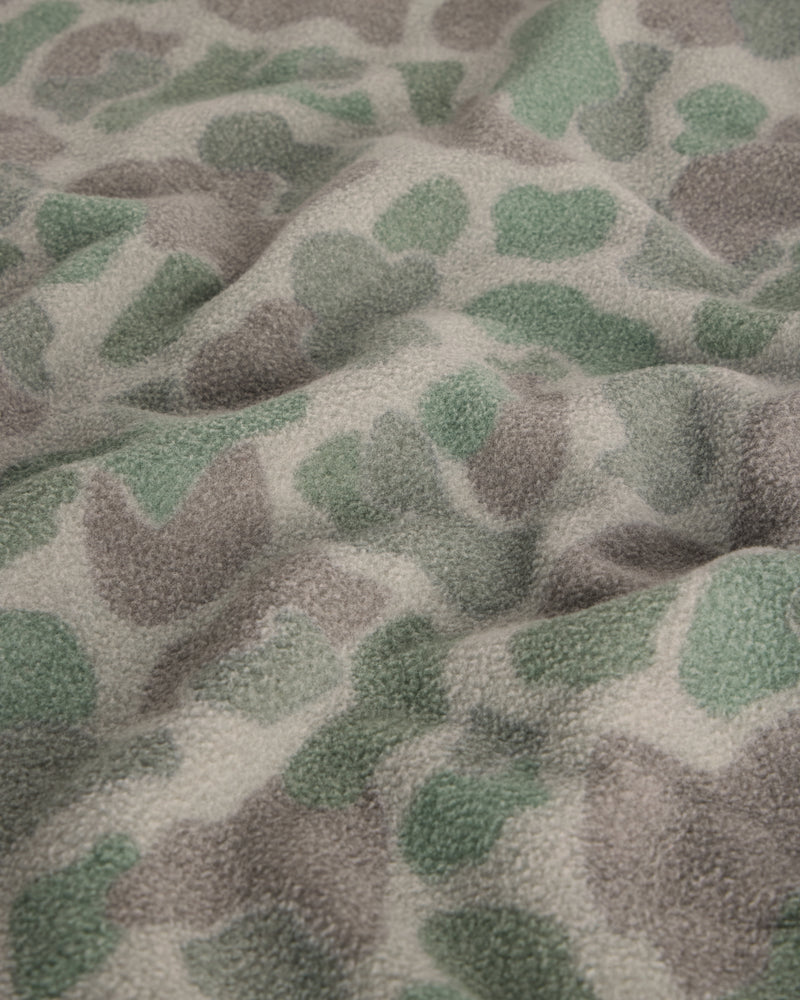 Men's Ashridge Fleece Half Zip - Vintage Camo Oil Green