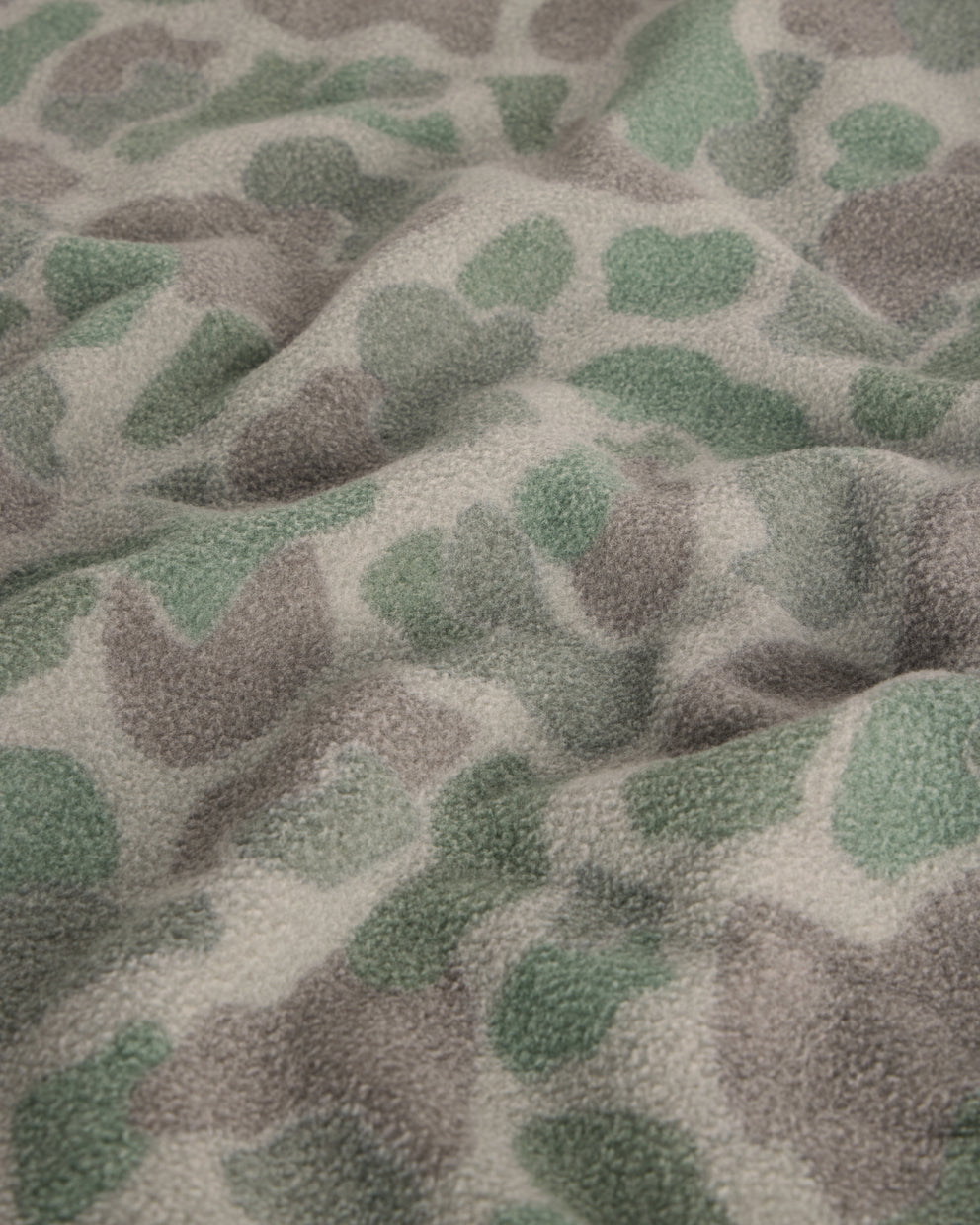 Men's Ashridge Fleece Half Zip - Vintage Camo Oil Green