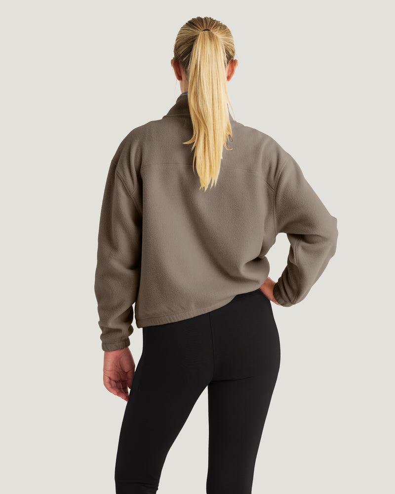 Women's Ashridge Fleece Half Zip - Fossil
