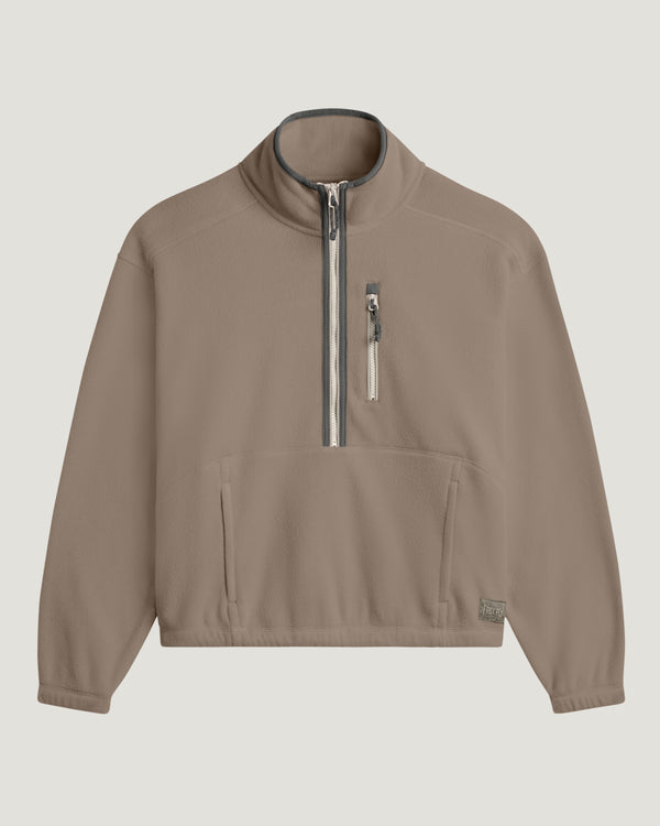 Women's Ashridge Fleece Half Zip - Fossil