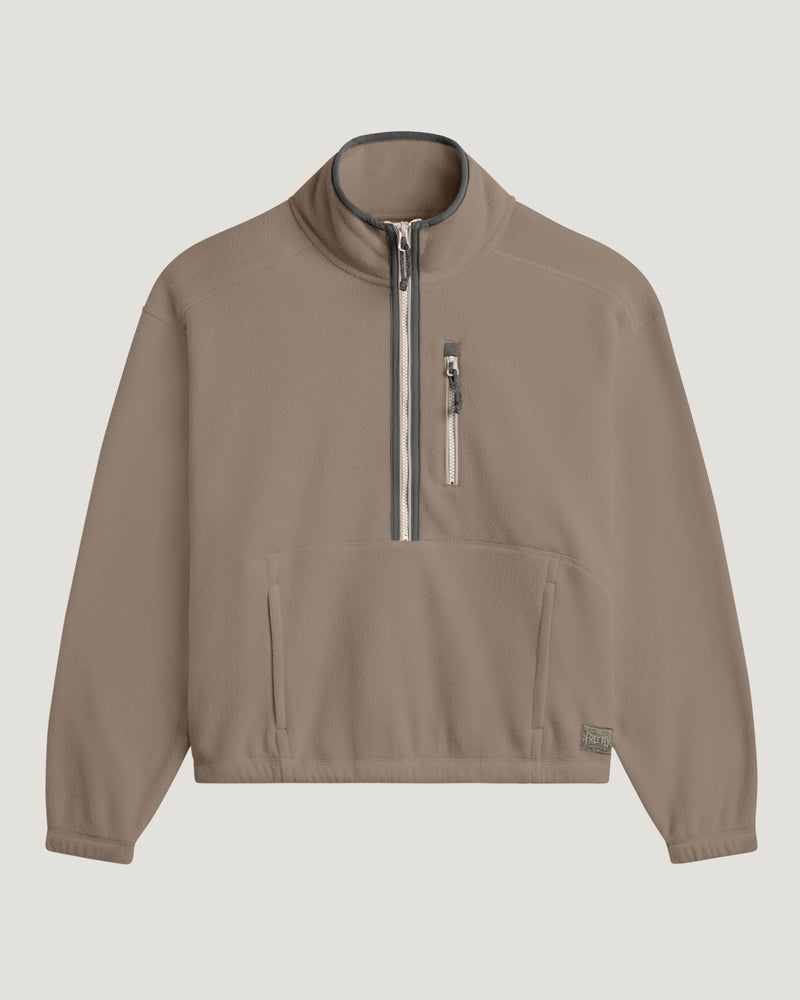 Women's Ashridge Fleece Half Zip - Fossil