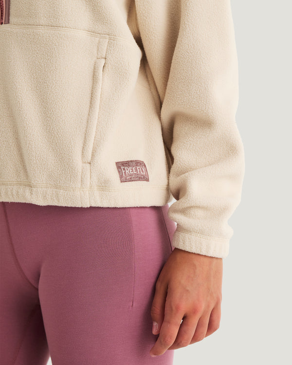 Women's Ashridge Fleece Half Zip - French Oak